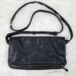 Liebeskind Berlin Leather Crossbody Bag in Black